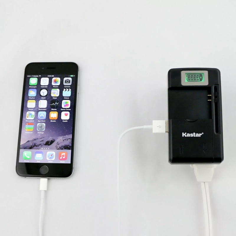 Kastar Universal Battery LCD Charger For Cell Phone Mobile Camera