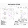 AMPCOM UTP Transparent Keystone Jack (Black)
