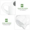 Luxshiny Ceramic Small Milk Jug and Coffee Creamer Pitcher With