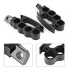 2pcs Aluminum Flying Knuckle Control Foot Peg Motorcycle Footrests Pedal