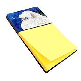 Caroline's Treasures SS8774SN Great Pyrenees Refiillable Sticky Note Holder or Note Dispenser, Large, Multicolor
