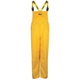 Viking Journeyman 420D Waterproof Bib Overalls for Men - Abrasion-Resistant Nylon Overalls, Breathable Mesh Lining, Yellow - S