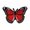 iron on patch/applique butterfly  2 x 1 1/4 inch
