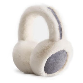 SEDEX Ear Muffs Women, Earmuffs Winter Folding Earwarmer Soft Furry Ear Warmers for Girl Thermal Ear Cover Skiing Accessories for Cold Weather