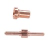 Long Electrode Nozzle Set Copper Plasma Cutting Torch Consumables for