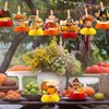 9PCS Thanksgiving Honeycomb Centerpiece Turkey Pumpkin Maple Leaves Honeycomb Thanksgiving
