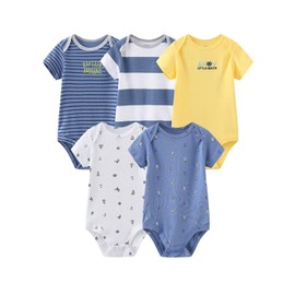 MAMIMAKA Conjunto de Regalo para Bebes Recién Nacidos, Ropa Niños, Pantalones para Bebé Niña y Niño, 24 Piezas, 100% Algodón, Elementos Esenciales y Accesorios, Layette Sets 19, 6-9 Meses