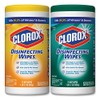 Clorox Company 01599 Disinfectant Wipes-2-Pack, 1 Citrus Blend and 1