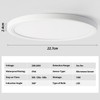 Epochglo LED Ceiling Light Flat with Motion Sensor, Ceiling Light