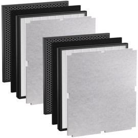 XBWW 2 Sets MinusA2 Replacement Filter Kit Compatible with MinusA2 Air Purifier, SPA-700A, SPA-780A, SPA-780N White/Black [Odor Remover]