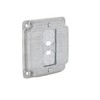 Raco 808U Raised Square Cover with Exposed Work 1 GFCI