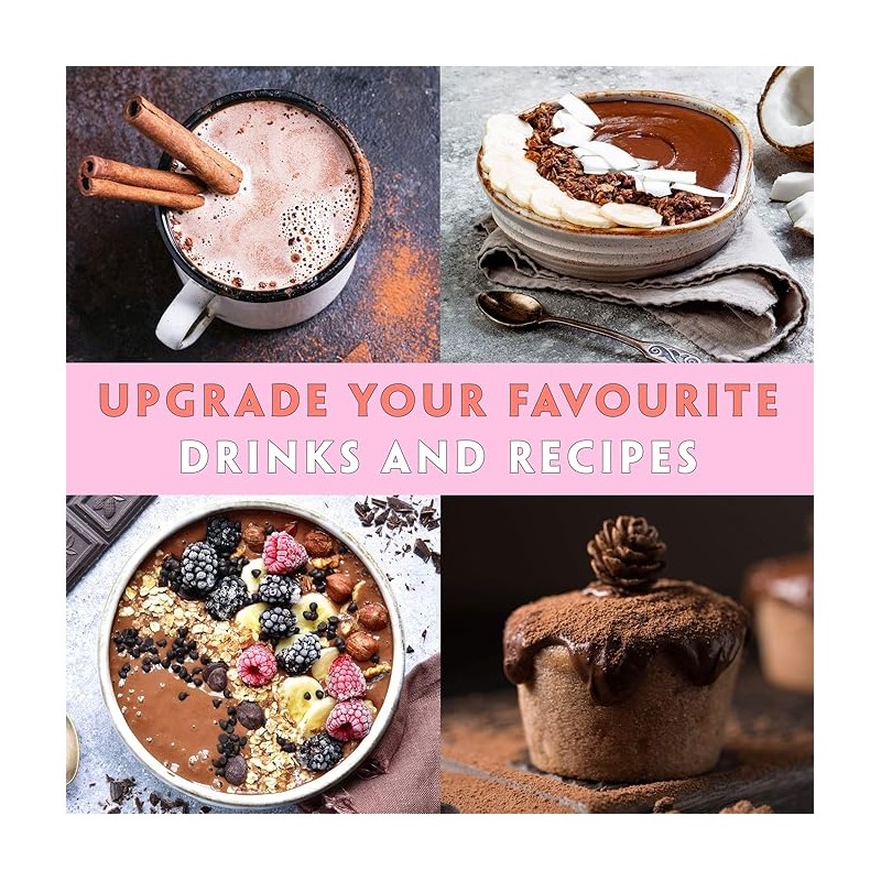 Teelixir Organic Mushroom Cacao Latte (Starring Reishi and Rose) 100g