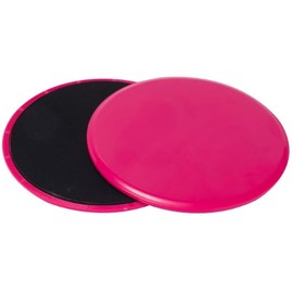 AUP 2 PCS Exercise Slider Plates, Double Sided for Carpet and Hardwood Floors, Fitness Exercise Core Sliders (Rose Red)