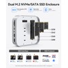 ORICO MiniRaid 10-in-1 Docking Station with Dual-Bay M.2 NVMe/SATA SSD