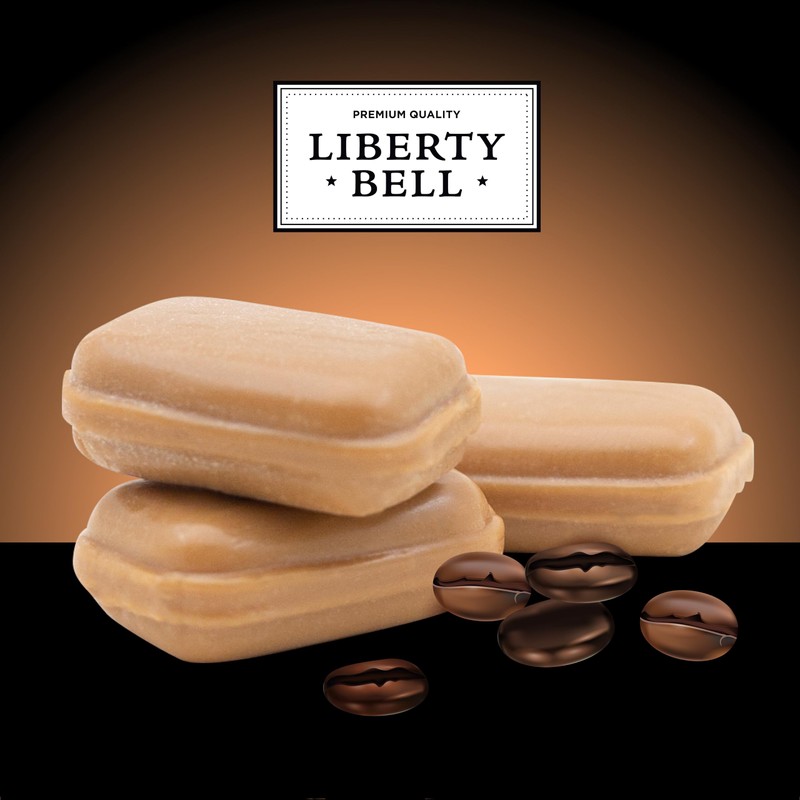Liberty Bell Coffee Latte-Flavored Hard Candy | 1 Pound Bag
