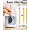 ZMOL Battery Powered Electric Pencil Sharpener,Small Battery Operated Pencil Sharpeners