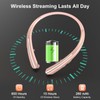 Bluetooth 5.0 Neckband Bluetooth Headphone, Sweat Resistant Noise Cancelling Stereo