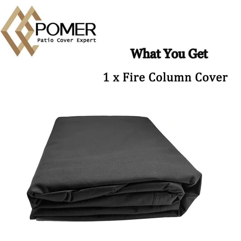 POMER Fire Pit Cover,30inch Round Fire Pit Cover for BALI