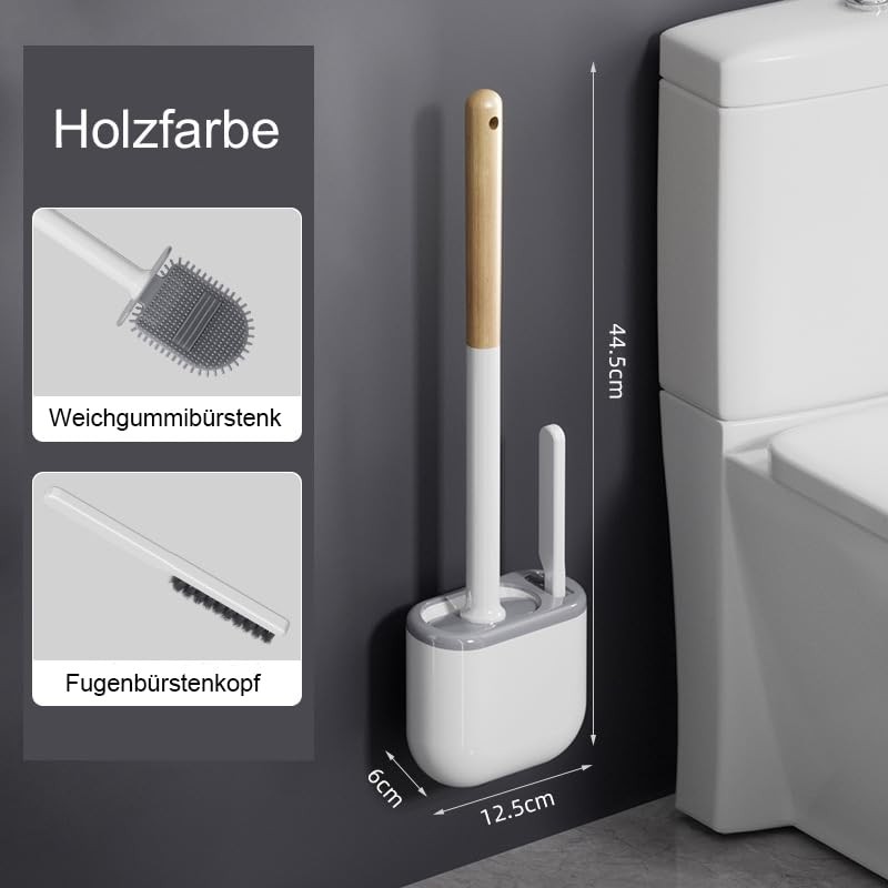 Toilet Brush Set2-Wood
