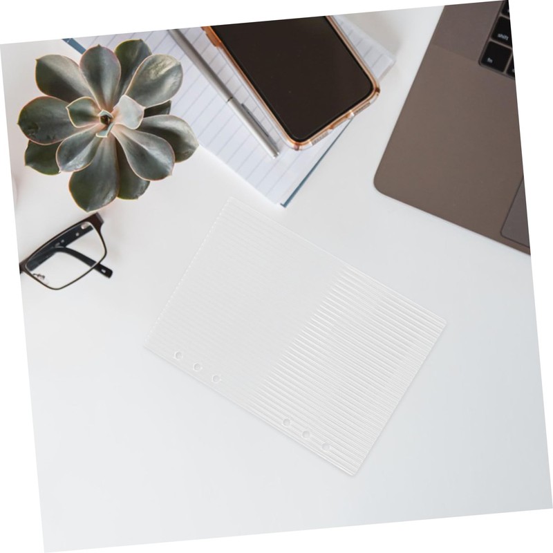 Angoily A5 Planner Cover Binder Acrylic Protector 6 Hole Binder