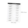 Ipetboom Waterproof Eyebrow Makeup Patches Hair-like Simulation for Women Curved