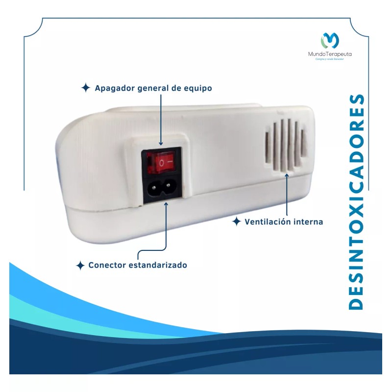 Technoking Detox Iónico Profesional Rudo Completo Pediluvio Desintoxica