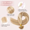 Silk-co 24 inches Pre Bonded Hair U Tip Extensions 1g