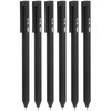 Mr. Pen- Retractable Gel Pens, 6 Pack, Black Ink, Black
