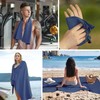 Flaveano Microfibre Towel, Travel Towel Set of 3 (180x90cm, 80x40cm,