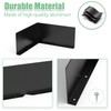 Memrita 4 Pcs Gutter Valley Splash Guards Roof Rain Diverter,Aluminum