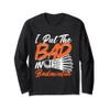 Lustiges Spieler-Liebesspiel I Put the Bad in Badminton Langarmshirt