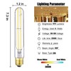 T10 Led Bulb,Dimmable 6W Led Tubular Bulbs, Soft White 3000K,