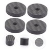 CIYODO 4pcs Speaker Isolation Spikes Pads Mat Base Kit for