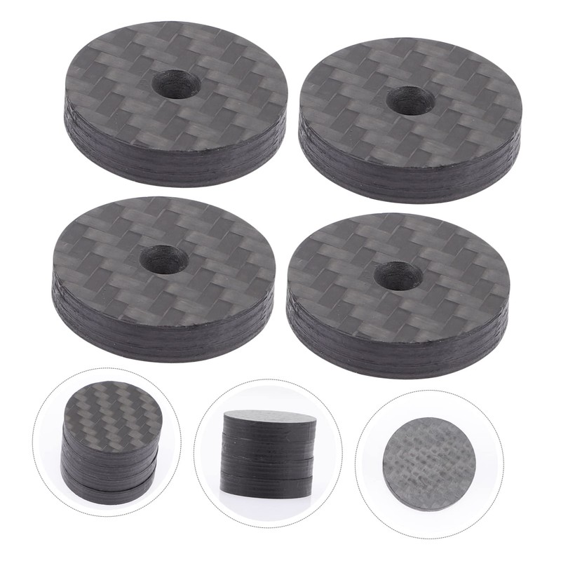 CIYODO 4pcs Speaker Isolation Spikes Pads Mat Base Kit for