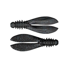 JACKALL Living Bunny (Ribbing Bunny) 3.8" Black Blue Flake