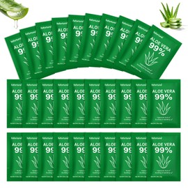 100 Travel Size Aloe Vera Gel Bulk Mini,99% Pure Organic Aloe Vera