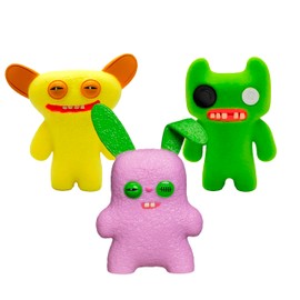 Bizak 64110210-1 Fuggler Set of 3 Figures of 6.5 cm with Collectible Poster, 44 Figures to Collect, for Boys and Girls from 4 Years