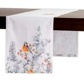 Maison d'Hermine Thanksgiving / Christmas Table Runner, 100% Cotton, 50 cm x 150 cm.