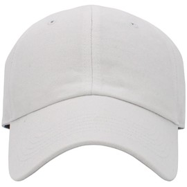 KBETHOS Gorra de béisbol clásica estilo polo de algodón, ajustable, para hombres y mujeres, , negro sin construir, de bajo perfil tipo papá, 03. Blanco., Ajustable
