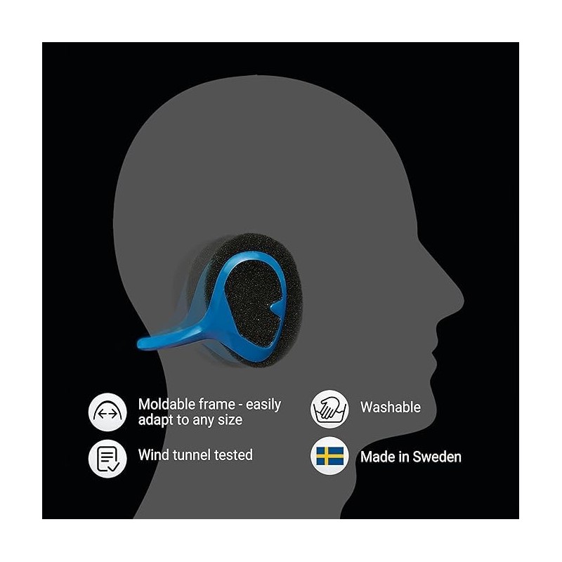 Cyclist Wind Deflector Ear Muffs Noise Reduction Earmuffs Cycling Wind