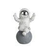 Cute Small Astronaut Figurines,Spaceman Statue Decor for Living Room Bedroom