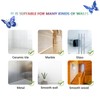 SAOROPEB Butterfly Wall Stickers, 48 Pcs 4 Styles 3 Sizes,