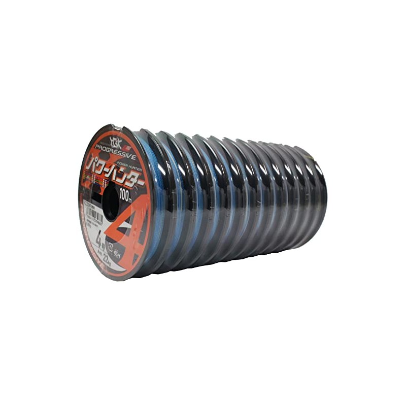 X-Braid Power Hunter Progressive X4 Multicolor 100m 12 Connections [1200m]