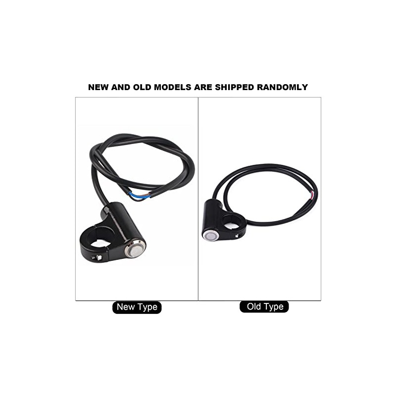 Keenso Motorcycle Handlebar Switch, 7/8 Inch 22 mm Waterproof Aluminium