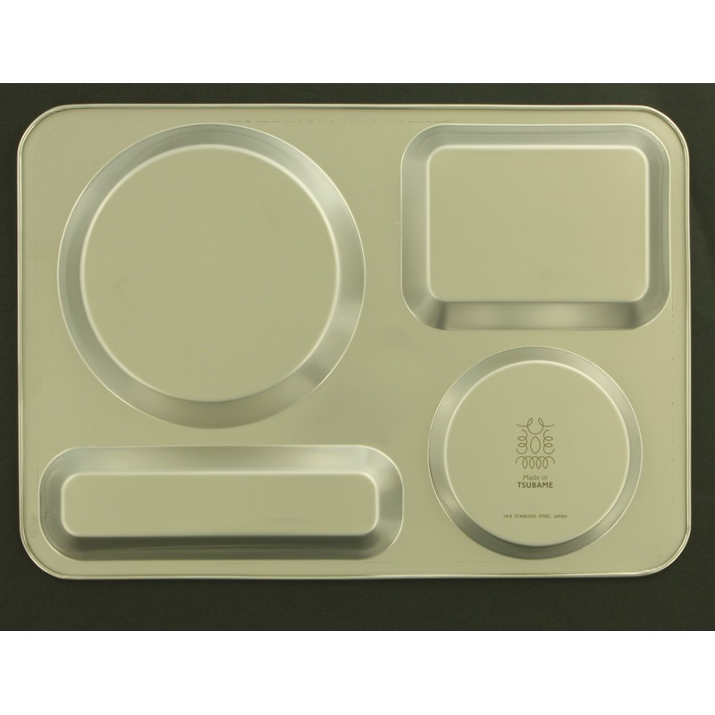 高桑金属 18-8ステンレス カフェトレイ シルバー 406678