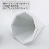 Kamidananosato Salt Set, Octagonal, Small Set with 5 Unglazed Octagonal