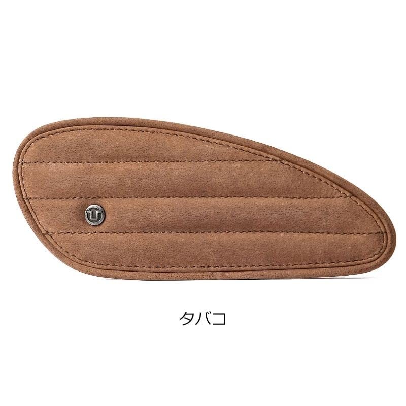 Trip Machines TANK PADS MINI LEATHER CLASSIC STRIPES Motorcycle Tank