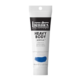 Liquitex 8870125 Professional Heavy Body Acrylic Paint in Artist Quality with Excellent Light Fastness in Buttery Consistency, 59 ml Tube - Cobalt Blue