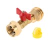20lb to 1lb Propane Tank Adapter with Valve for 1lb