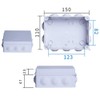 Heyiarbeit 1Pcs 150x110x70mm/5.91" x 4.33" x 2.76" ABS White Dustproof